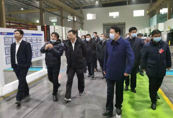 省工信廳副廳長任世強一行蒞臨 恒工精密調研