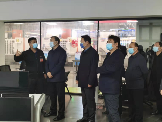 邯鄲市人大主任王進江 調研分包重點項目恒工精密